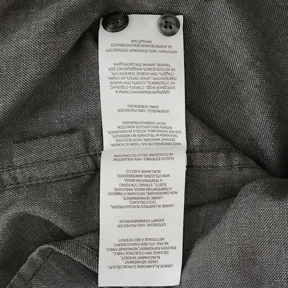 MOUNTAIN HARDWEAR grey Frequentor hiking button-up shirt large - Picture 8 of 14